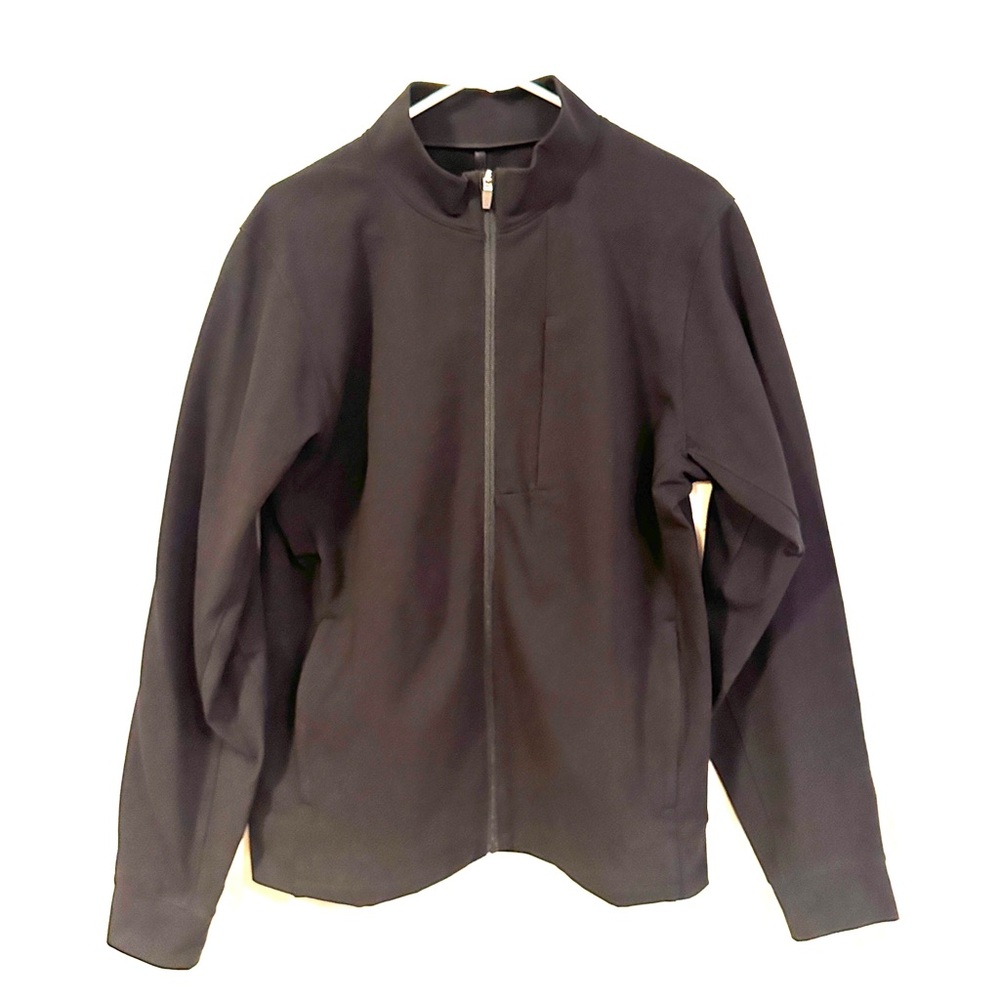 Jack Archer Legacy BLACK Jacket Size Large Full Zip Performance Lightweight